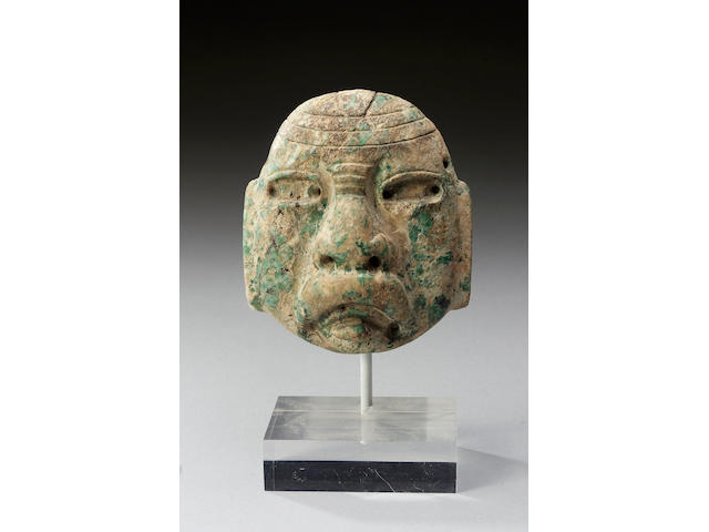 An Olmec Greenstone Maskette