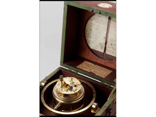 A rare and historically interesting one day marine chronometer Thomas Earnshaw, Invt. & Fecit, No 1024 the box 20cms