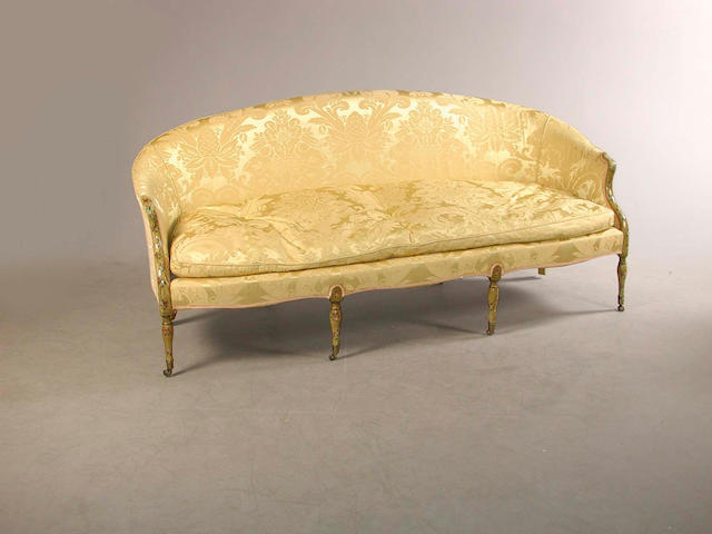 A Hepplewhite style sofa