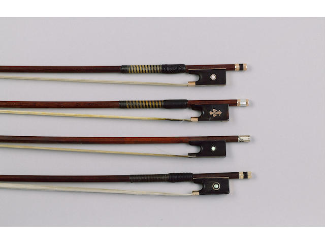 A gold mounted Violin Bow of quality stamped KITTEL on the shaft