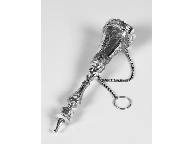 A 19th Century posy holder, apparently unmarked,