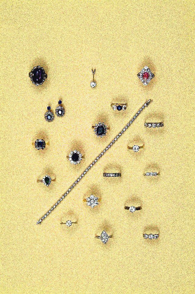 A diamond single-stone ring,