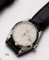 Rolex. A stainless steel centre seconds wristwatch Ref:6494, 1956