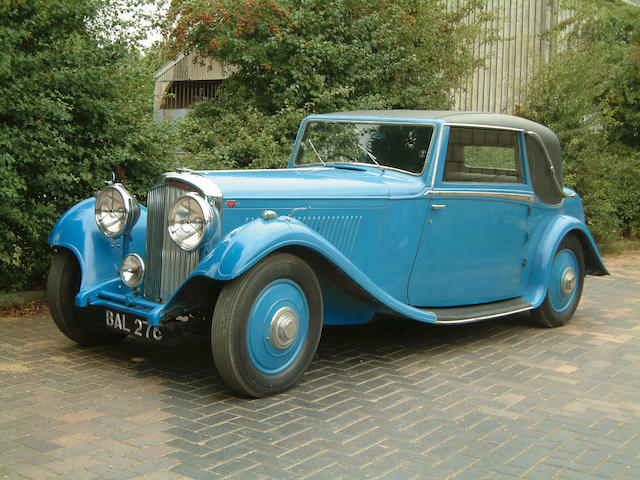1935 Bentley 3 1/2 Litre Two-Door Coupe Coachwork by Barker  Chassis no. B45 CW