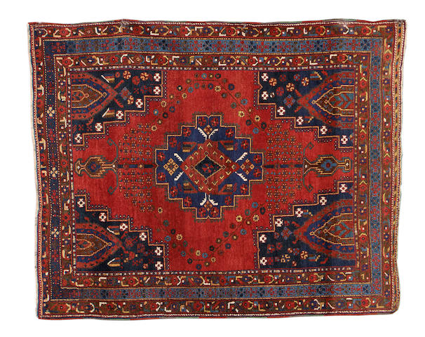 An Afshar rug, South Persia, 176 cm. x 143 cm.