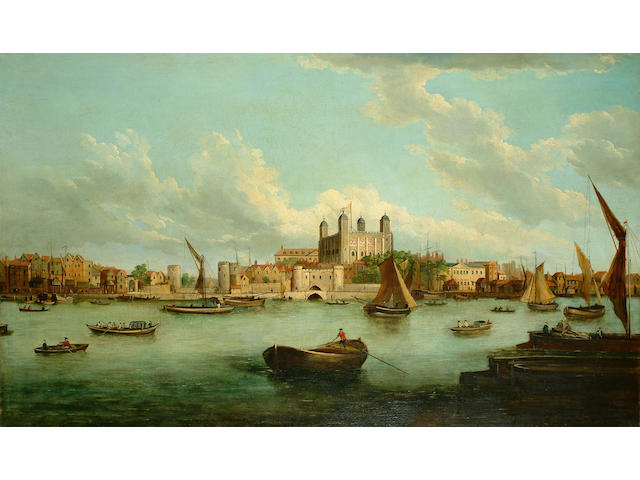 John Paul (British, 19th Century) Westminster Bridge; The Tower of London, each 73.5 x 125.5cm. (2)