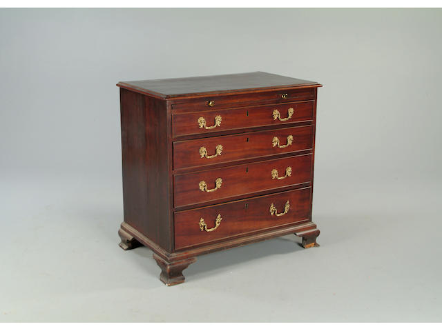 A George III mahogany bachelors chest