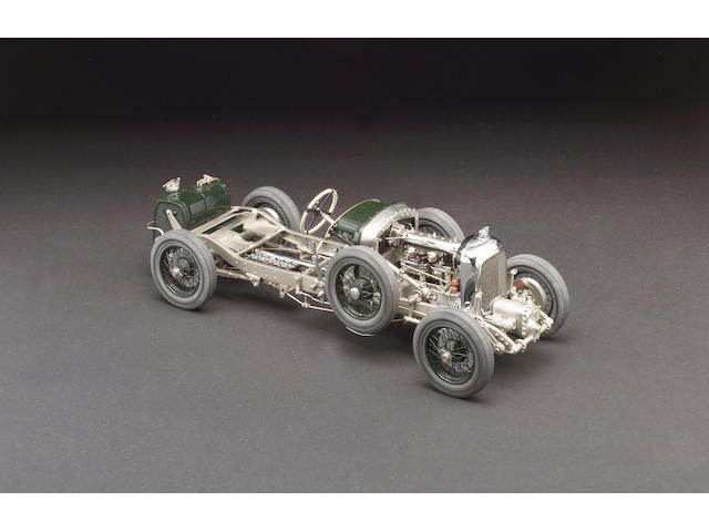 Chassis model 1/15th scale Bentley 4.5 litre supercharged