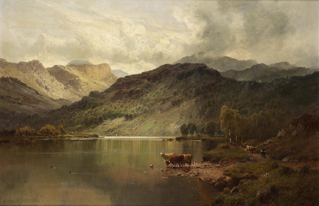 Alfred de Breanski, Snr. (British 1852-1928) Perthshire valleys