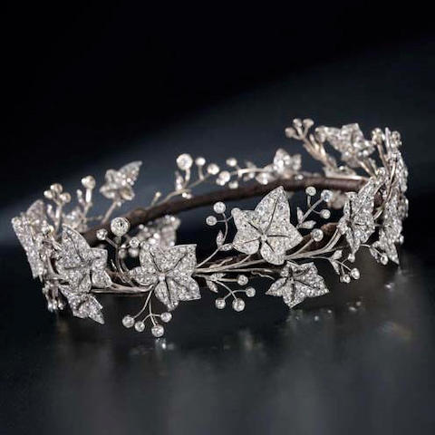 Resignación Ya Vulgaridad Bonhams : A fine 19th century diamond tiara by Garrard & Co.