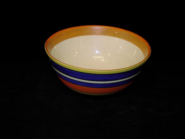 Clarice Cliff, A circular bowl,