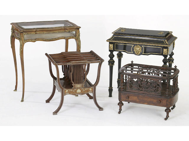 A 19th Century kingwood and gilt-metal mounted bijouterie table,
