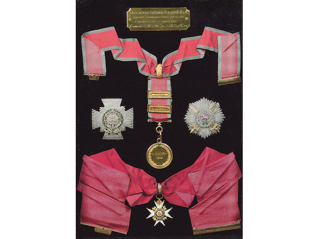 The superb group of Orders and Medals to Lieutenant General Sir Edward Howorth, K.C.B., G.C.H., Commander of the Royal Artillery at the Battle of Talavera,