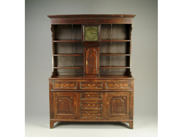 An 18th century oak dresser
