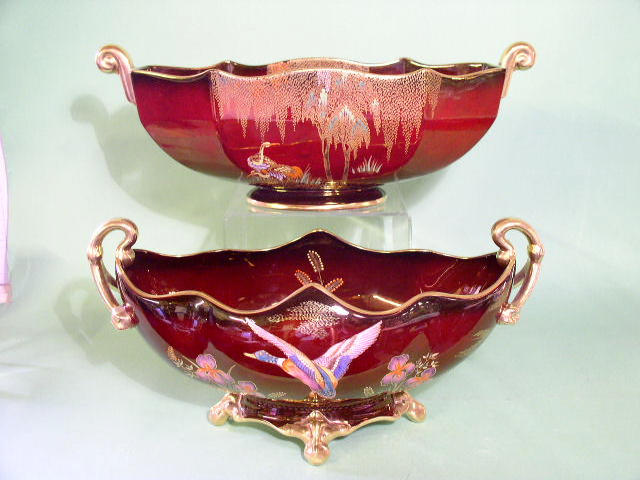 Four pieces of Carlton Ware Rouge Royale