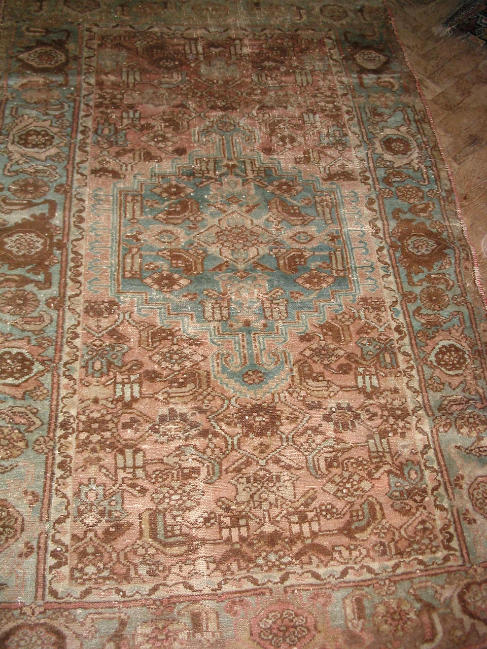 Two Hamadan rugs West Persia, 193cm x 122cm, (2)