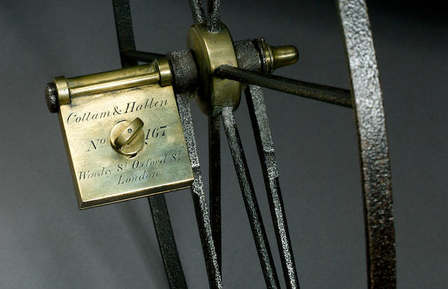 A Cottam & Hallen Brass & Iron Waywiser, English, circa 1820,
