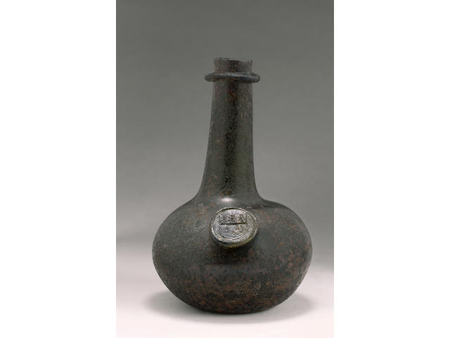 An important early sealed bottle circa 1670-80