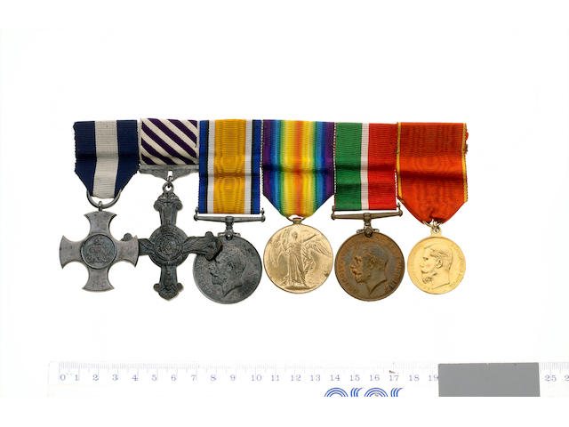 A Great War D.S.C., D.F.C., group of six to Captain B.A.Millson, Royal Air Force,