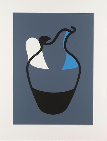 Patrick Caulfield Waterjug Silkscreen, 1981-82, printed in colours, on wove, signed and numbered 66/80 in pencil, printed at Kelpra Studio, with their blindstamp, published by Waddington Graphics, with their blindstamp; in good condition, 793mm x 571mm (31 1/4in x 22 1/2in)(I) unframed
