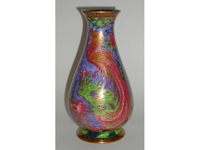 A Wedgwood lustre ware vase, 1920s,