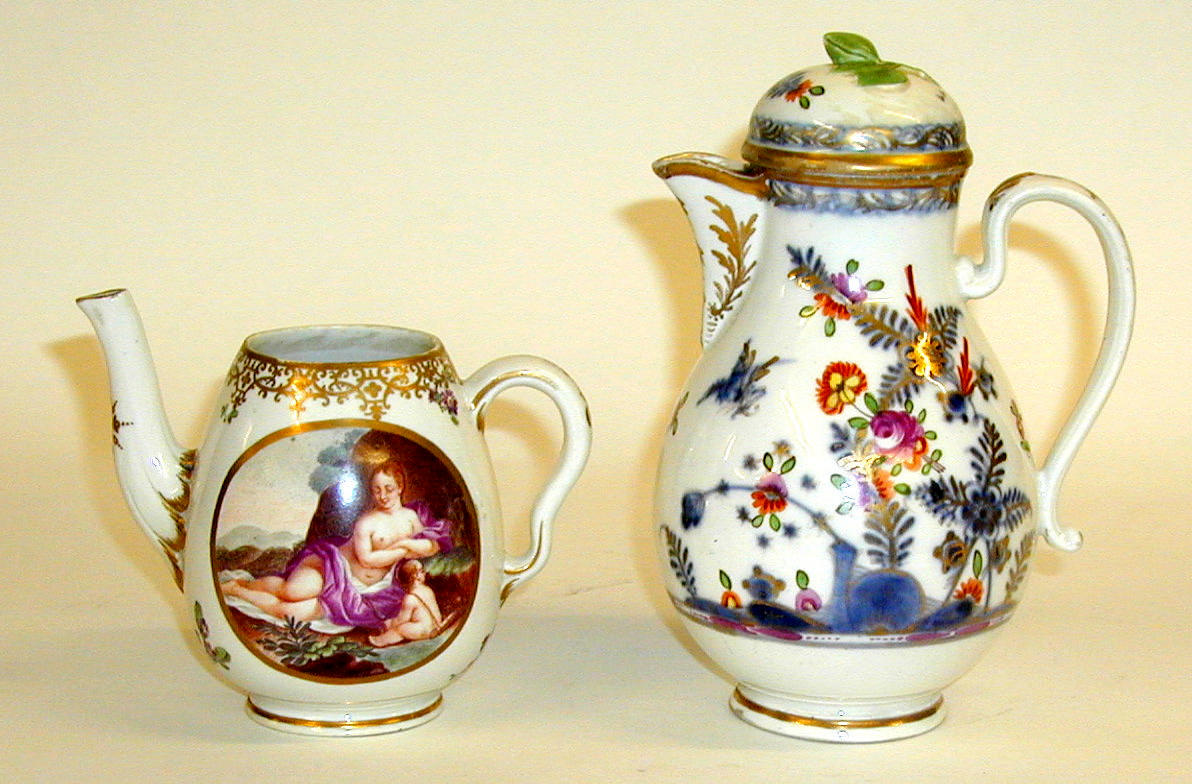 A Frankenthal teapot,