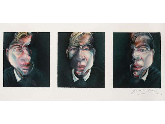 E.A. print, 'Francis Bacon', With Prints W1 rolled. To be advised