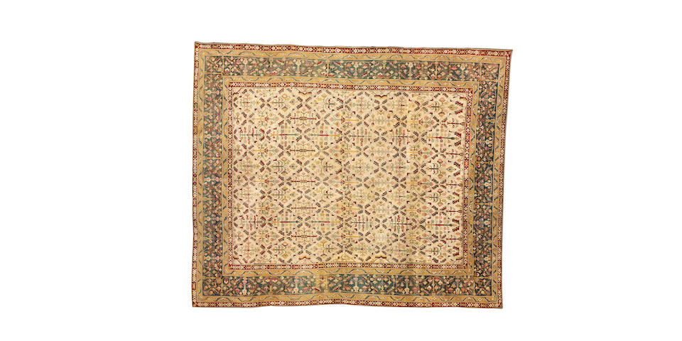 An Agra carpet, North India, 14 ft 1 in x 12 ft (430 x 365 cm)