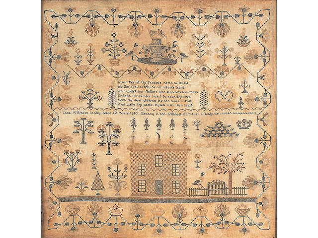 An early Victorian sampler