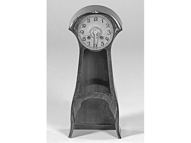 A late 19th Century mahogany mantel clock,