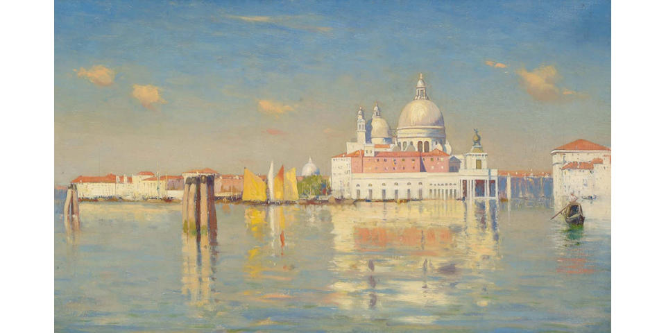 Attributed to William Logsdail (British, 1859-1944) The Entrance to the Grand Canal,