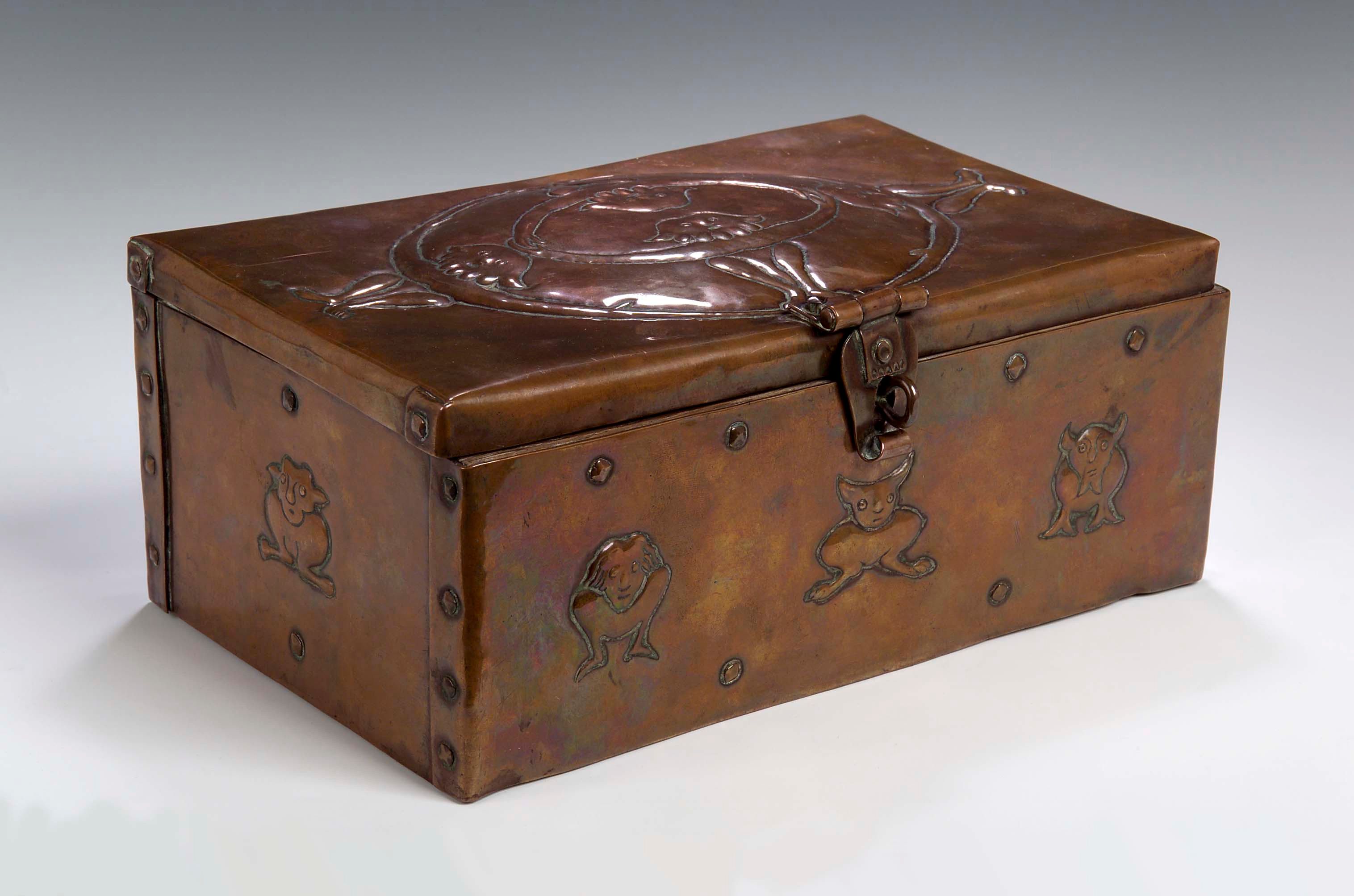 John Pearson, A copper casket,