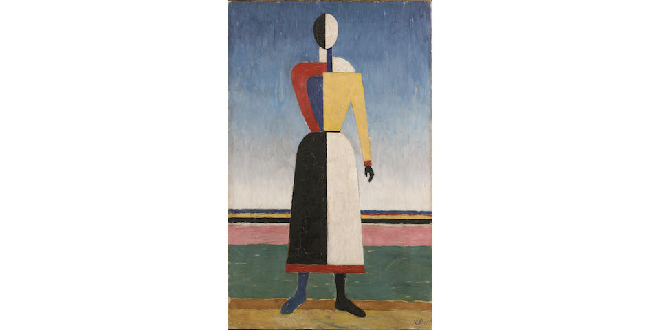 Kazimir Malevich (1878 - 1935) Figure 70 x 44.5 cm.