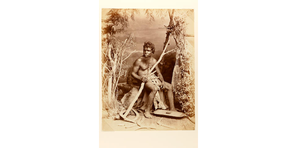 J. W. LINDT (1845-1926) A collection of 31 photographs of Australian Aboriginals and 5 Australian Types, c.1873-74