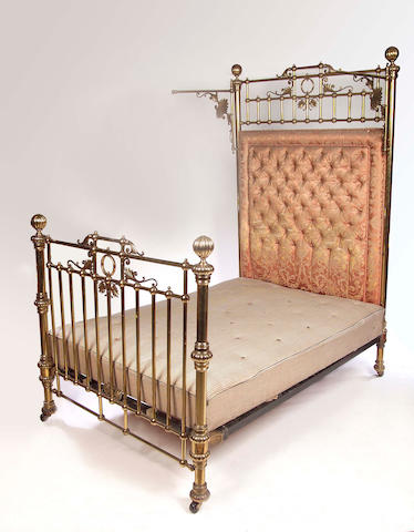 A 19th Century brass Tester Bed,