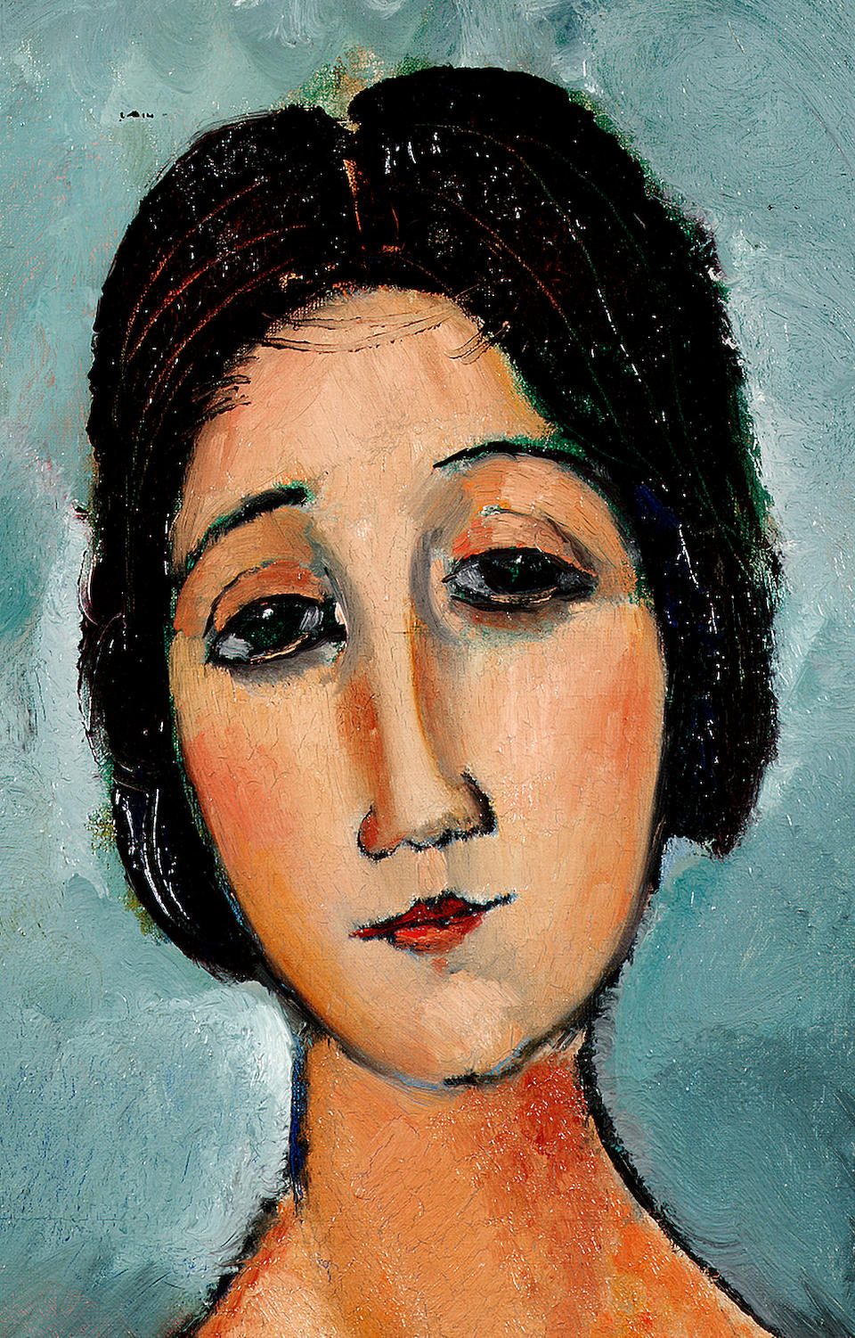 Amedeo Modigliani (1884-1920) Christina 80 x 69 cm. (31.5 x 27 1/8 in.)