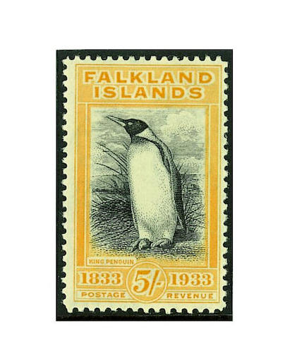Falkland Islands: 1933 Centenary set mint, fine and fresh. SG &#163;2,500 (049)