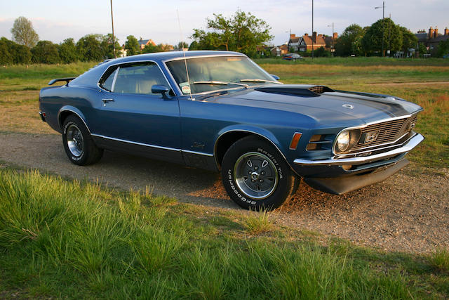 1970 Ford Mustang Mach 1 Coupe  Chassis no. 0TO5M163396