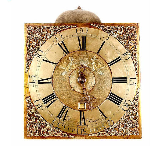 An oak cased thirty hour longcase clock Henry Deeme, Luppitt,