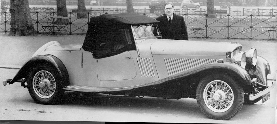 Formerly the property of World Land Speed Record Holder, Capt. George Eyston,1935 Bentley 3 1/2 litre Sports Two Seater Tourer  Chassis no. B24DG Engine no. A3BG