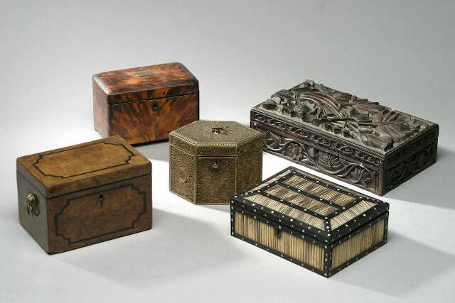 A 19th Century carved wood box, possibly Mediterranean,