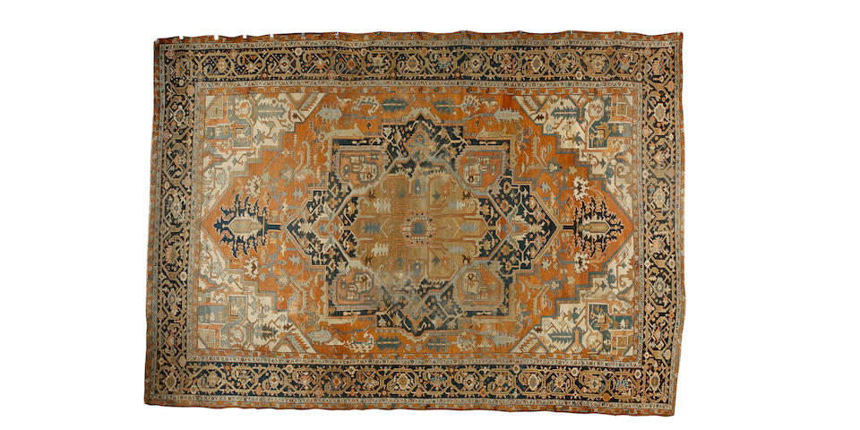 A Heriz carpet North West Persia, 539cm x 390cm
