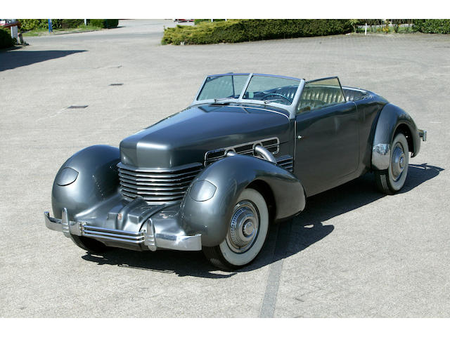 1937 Cord Model 812 V8-cylinder Supercharged Phaeton  Chassis no. 32121H Engine no. FG2813