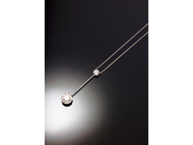 An Edwardian diamond necklace