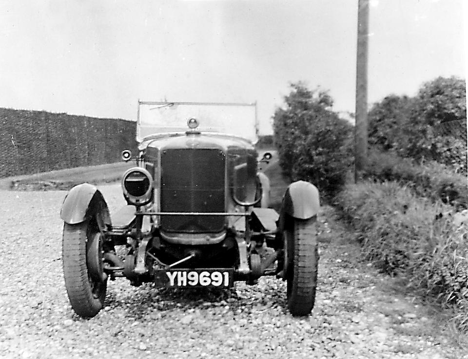 1927 Sunbeam 3-litre Tourer  Chassis no. 4167GF Engine no. 4163G