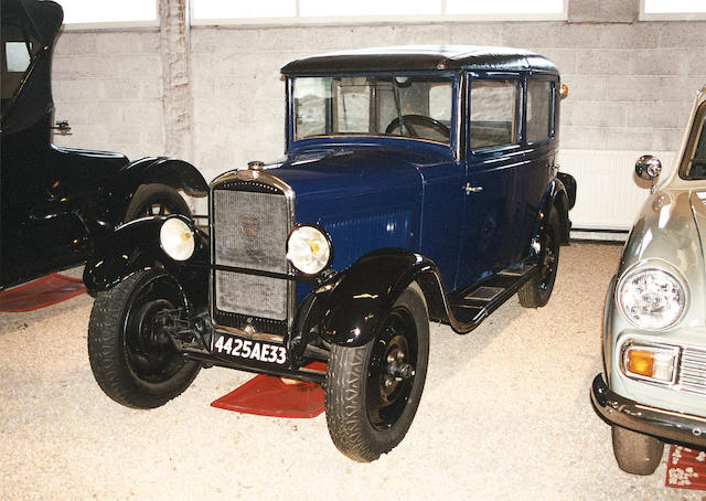 1929 Peugeot 201 10hp Saloon  Chassis no. 315932