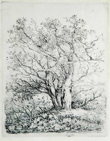 John Crome (1768-1821) Five soft ground etchings c.1809-1812 of various sizes (5).