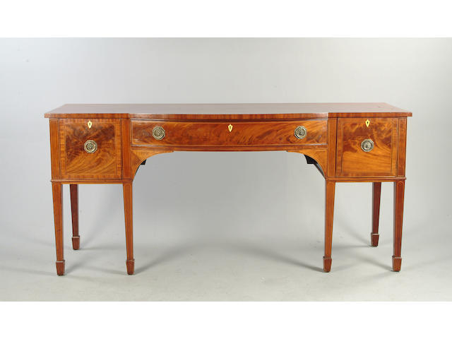 A George III mahogany sideboard