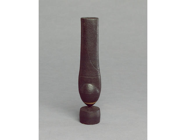 Hans Coper a late 'Cycladic Tube' Form, circa 1975 Height 7 7/8in. (20cm)