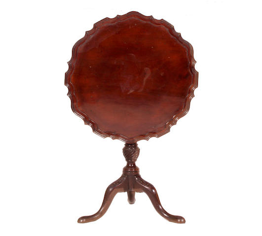 A 19th Century mahogany wine table